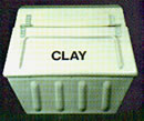 Storage Equipment - Clay Bin (Grey Fibre Glass)